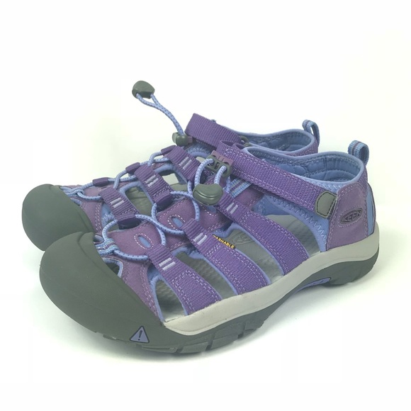 purple keen shoes